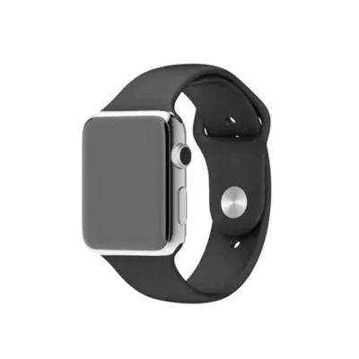 Apple Watch Siliconen Band Zwart