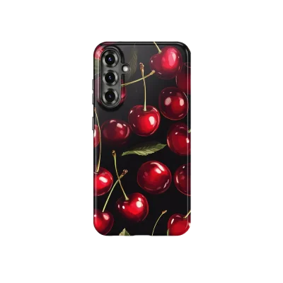 dark cherry samsung a16 hoesje