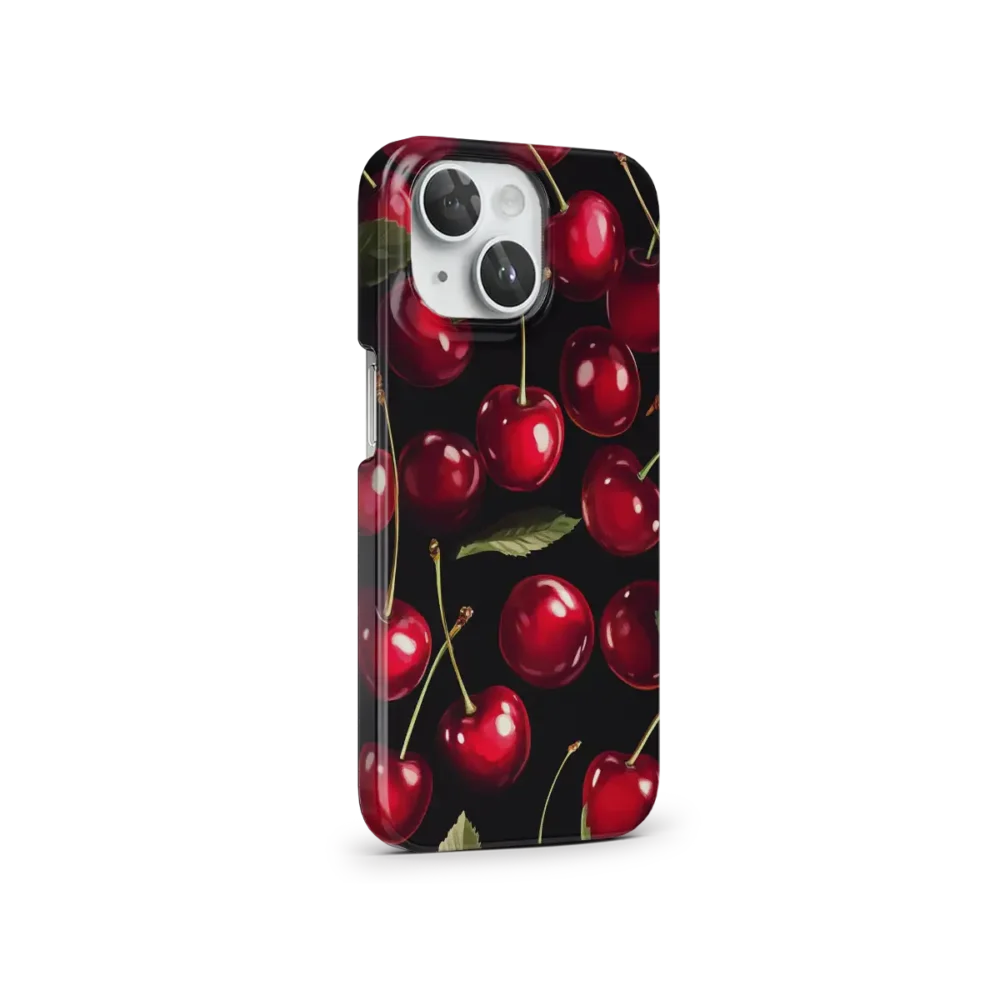 Donker Kersen iPhone 15 Hoesje