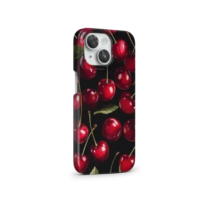 Donker Kersen iPhone 15 Hoesje