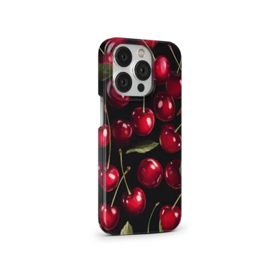 Donker Kersen iPhone 15 Pro Hoesje