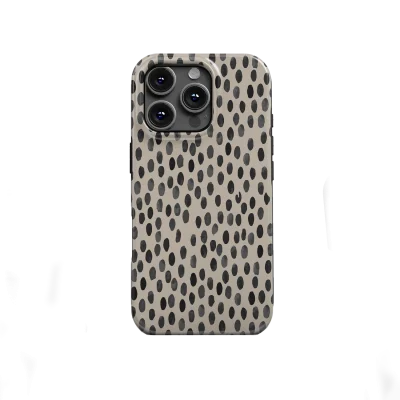 coffee polka iphone 16 pro max hoesje