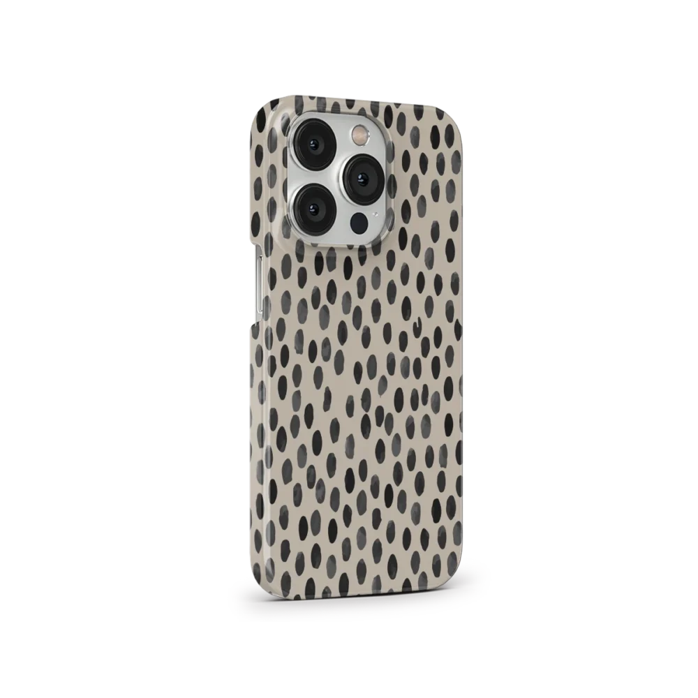 iPhone 15 Pro Max Hoesje - Coffee Polka
