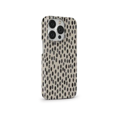 iPhone 15 Pro Hoesje - Coffee Polka