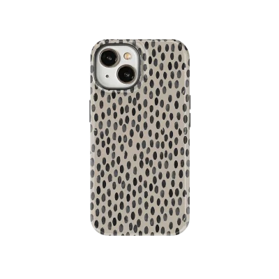 iphone 15 hoesje - coffee polka