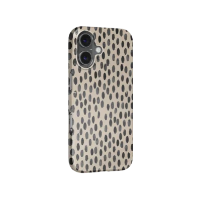 iphone 16 Hoesje - Coffee Polka