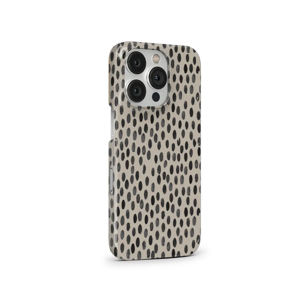 iphone 16 Pro Hoesje - Coffee Polka