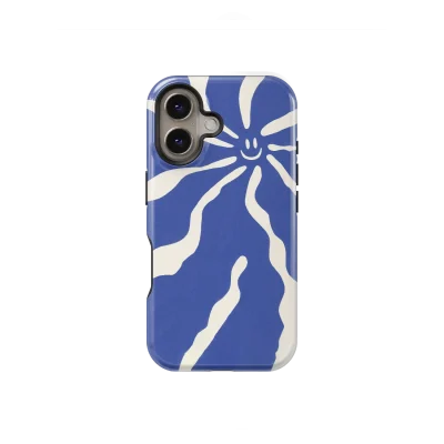 iPhone 16 hoesje blue smile tough