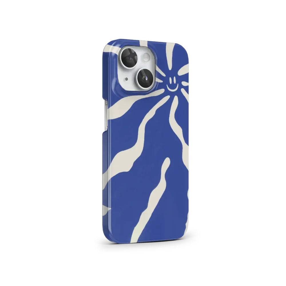 iphone 14 hoesje - blue smile