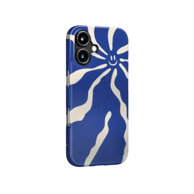 iphone 16 hoesje blue smile