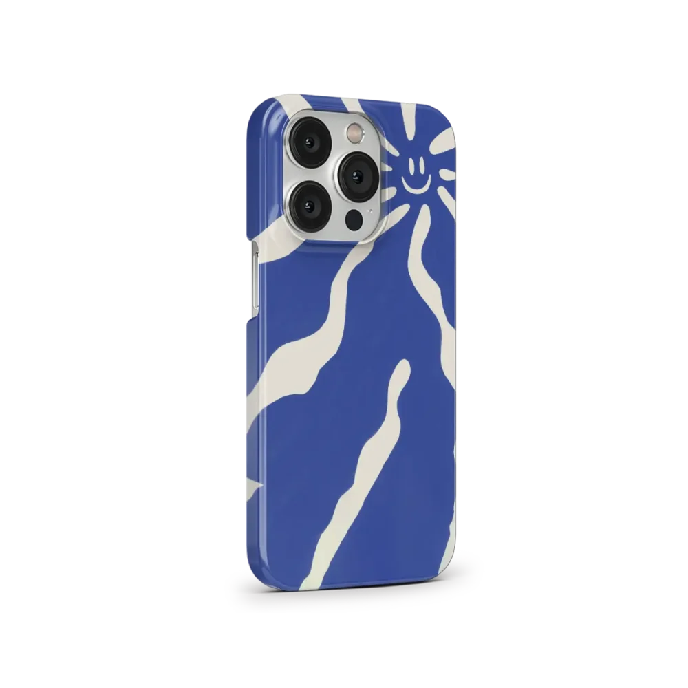 iphone 15 pro max hoesje - blue smile