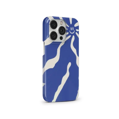 iphone 15 pro max hoesje - blue smile