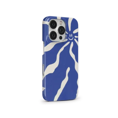 iphone 16 pro hoesje blue smile