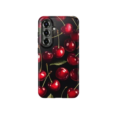 samsung s25 hoesje dark cherry