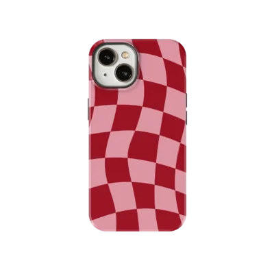 iphone 15 case strawberry swing tough case