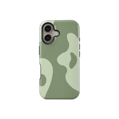 Green Peace iPhone 16 case tough