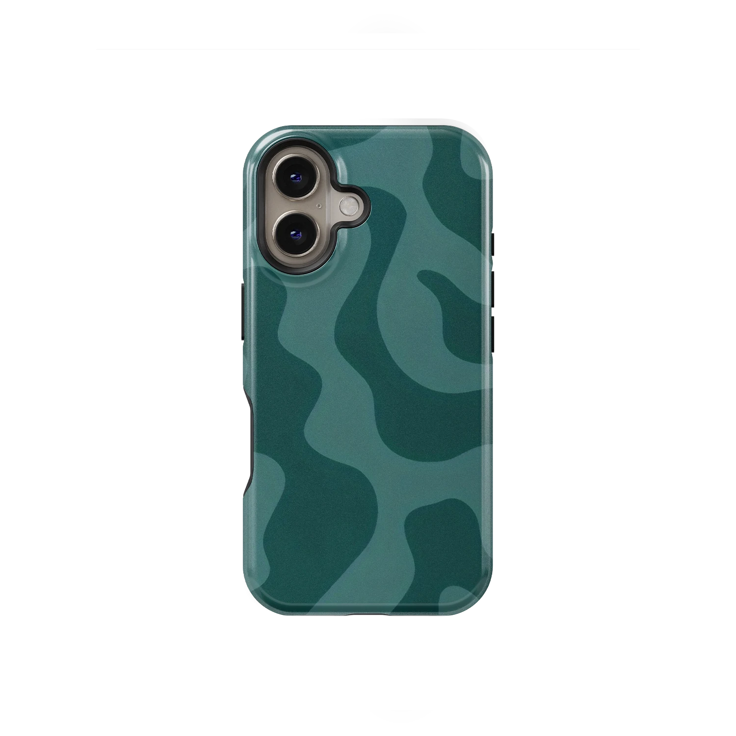iphone 16 case teal tide - tough