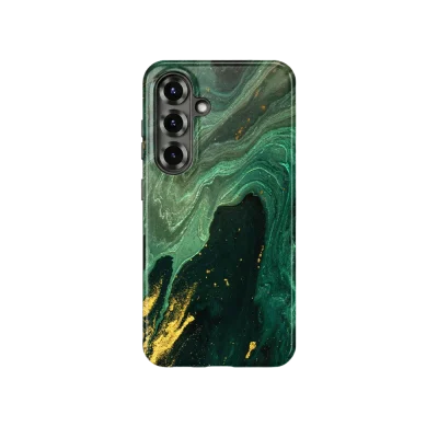 emerald swirl samsung s25 case
