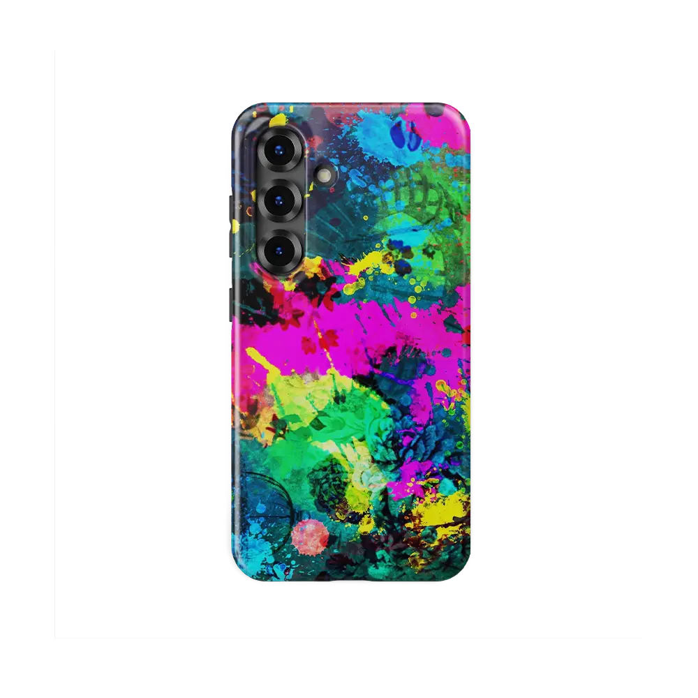 samsung a56 hoesje abstract splatter