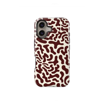 iphone 16 hoesje chestnut swirl