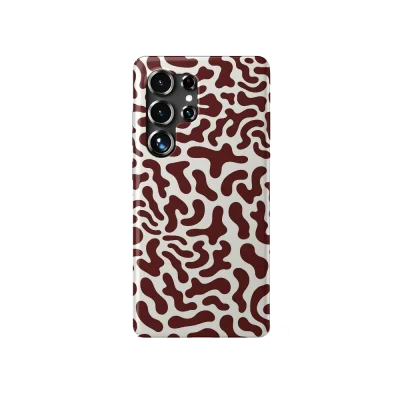 samsung s25 ultra hoesje chestnut swirl