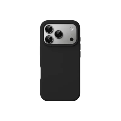 Zwart Siliconen iPhone 17 Pro Max Hoesje