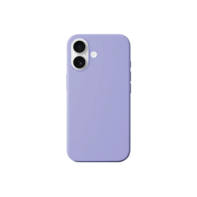 Lavendel Siliconen iPhone 16 Hoesje