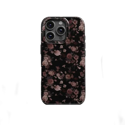 iphone 16 pro hoesjes black dahlia