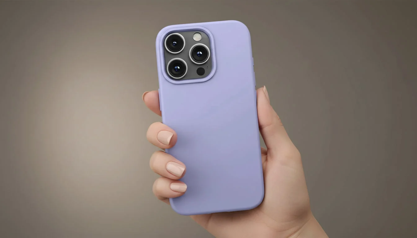 purple silicone case