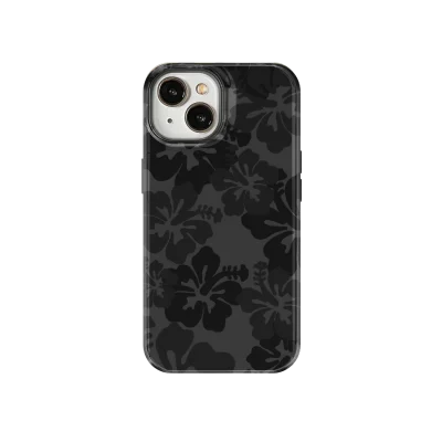 Black Floral ipHONE 15 CASE