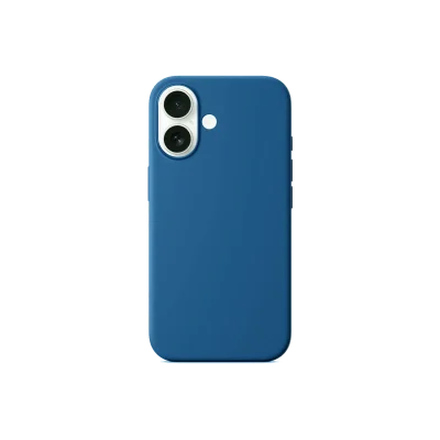 Kobaltblauw Siliconen iPhone 16 Hoesje