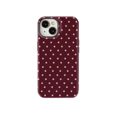 Rose Dots iPhone 15 Hoesje