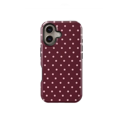 rose dots iphone 17 hoesje