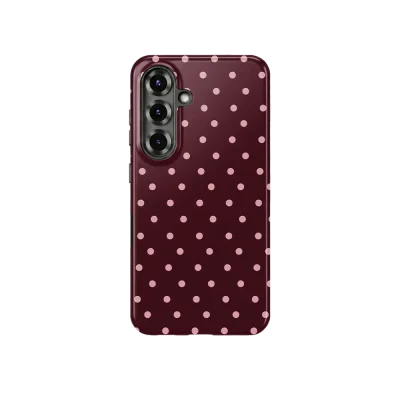 rose dots samsung s24 hoesje