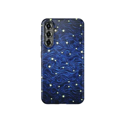 starry night samsung s25 fe hoesje